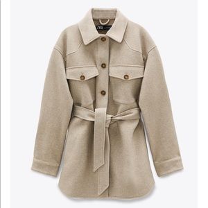 Zara Belted Overshirt / Shacket